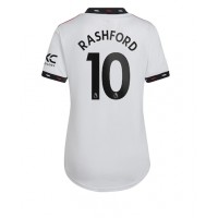 Manchester United Marcus Rashford #10 Fußballbekleidung Auswärtstrikot Damen 2022-23 Kurzarm